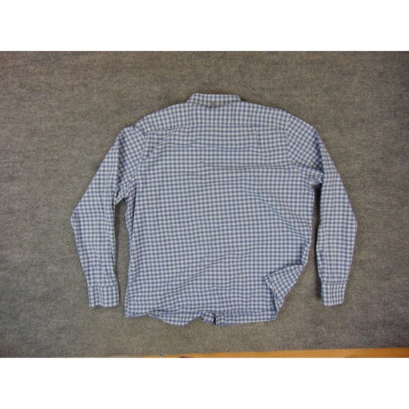 Nordstrom Shirt Mens 2XL Trim Fit Gray White Check Long Sleeve - Picture 2 of 9
